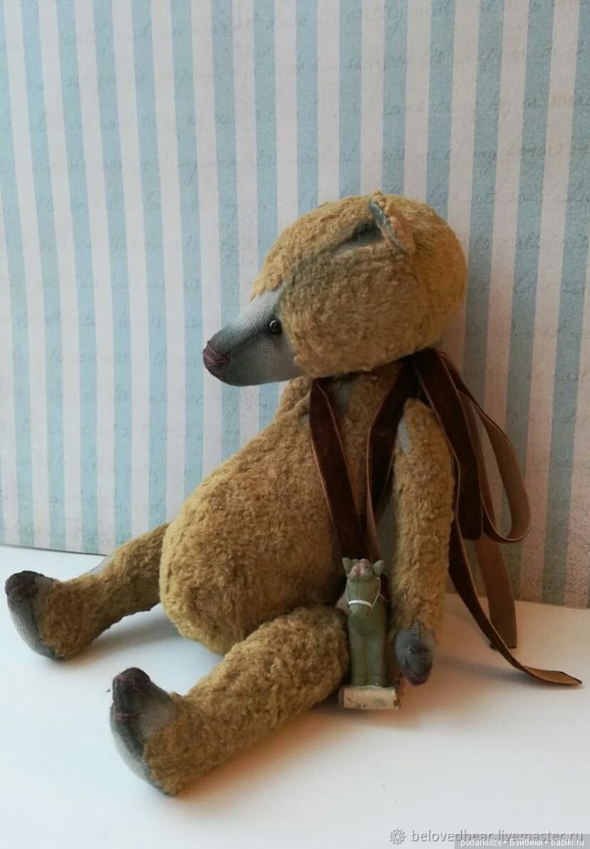 Мишка Габен рост 20 см — Авторские мишки Тедди и друзья: фото (фото 3)