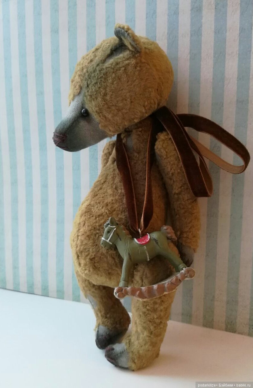 Мишка Габен рост 20 см — Авторские мишки Тедди и друзья: фото (фото 9)