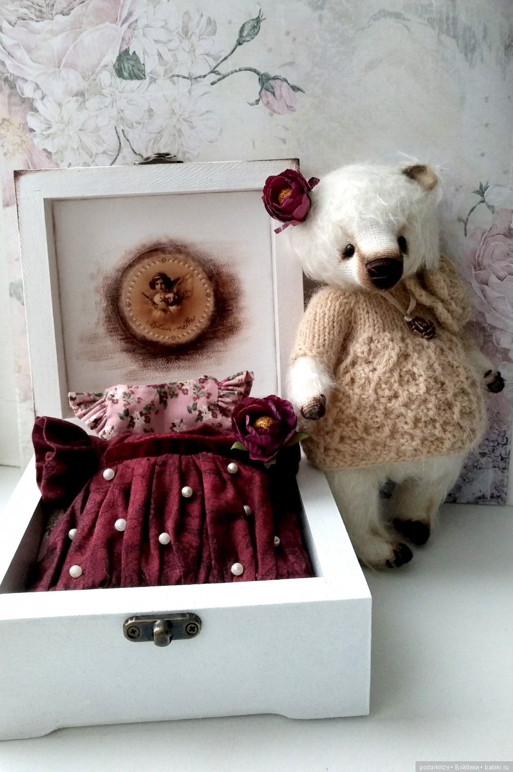 Модница Мишель с гардеробом и шкатулкой (фото 4)