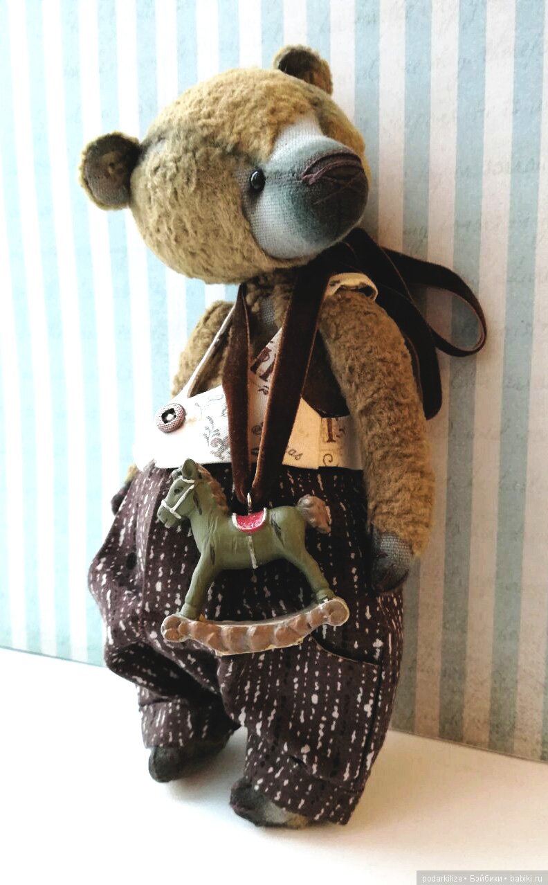 Габи и Габен 20 см — Авторские мишки Тедди и друзья: фото (фото 9)