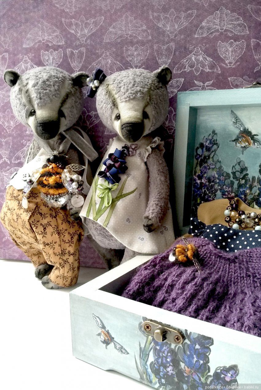 Поль и Полин — Авторские мишки Тедди и друзья: фото