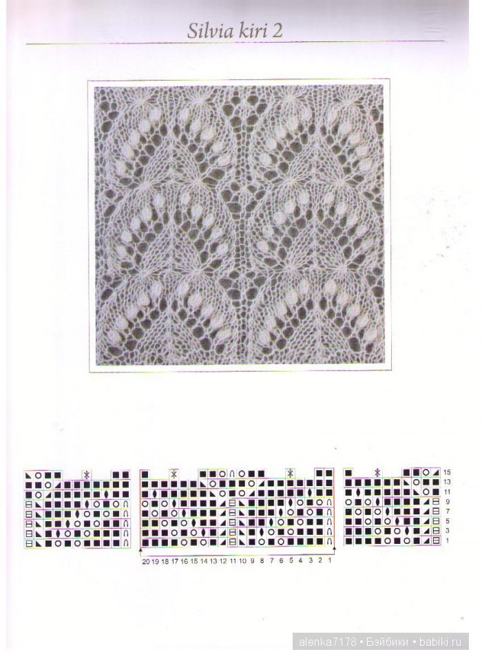Эстонские шали. Схемы — Другие хобби и увлечения: сад (фото 6)