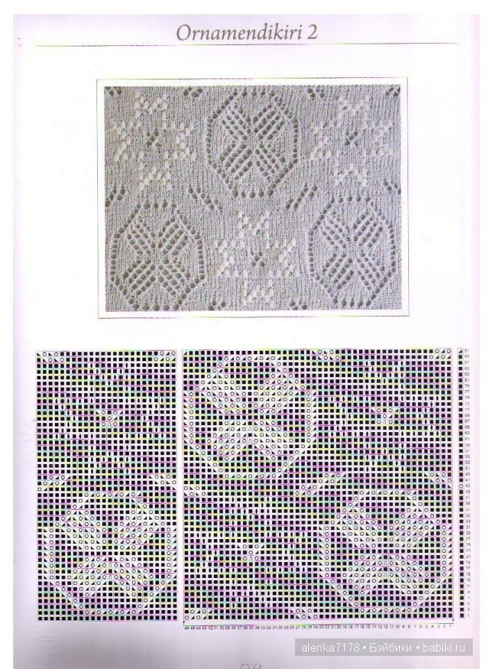 Эстонские шали. Схемы. Часть 2