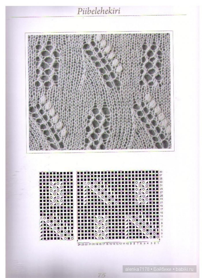 Эстонские шали. Схемы. Часть 2 (фото 4)
