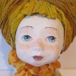 Мечталка Солнечная, ООАК кукла ручной работы