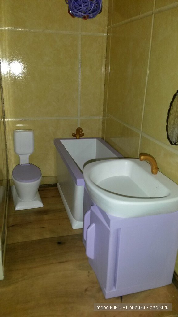 Деревянная мебель для кукол Барби