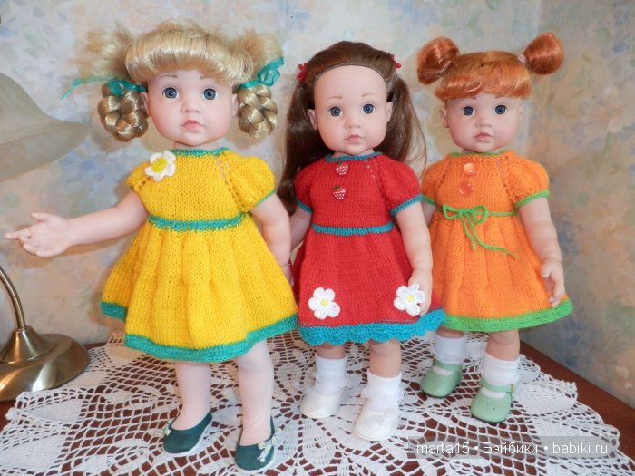 Ну-ка фрукты, встаньте в ряд! Куклы Готц, фруктовое настроение
