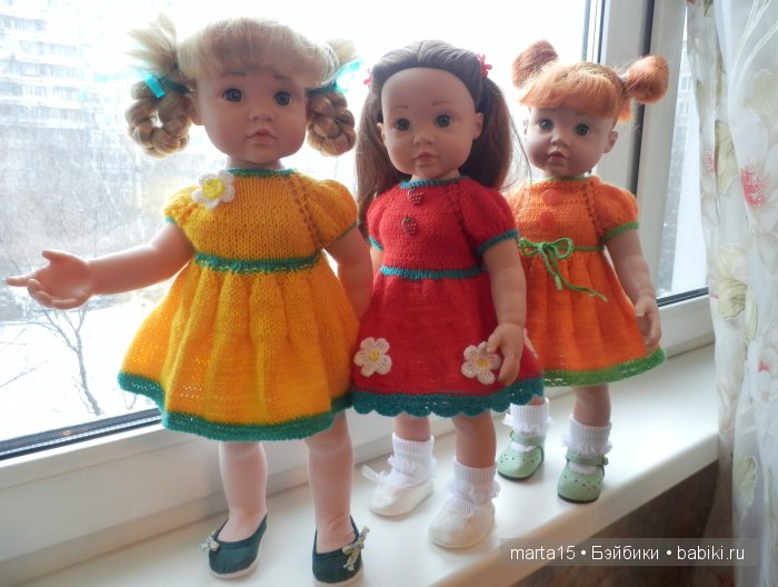 Ну-ка фрукты, встаньте в ряд! Куклы Готц, фруктовое настроение
