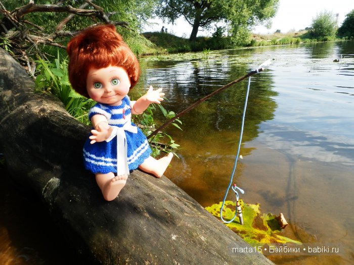 Ловись рыбка большая и маленькая. Сестрички фейсинки (Galoob Baby Face) на рыбалке