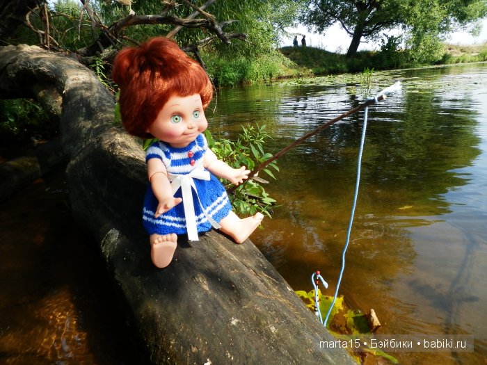 Ловись рыбка большая и маленькая. Сестрички фейсинки (Galoob Baby Face) на рыбалке (фото 8)