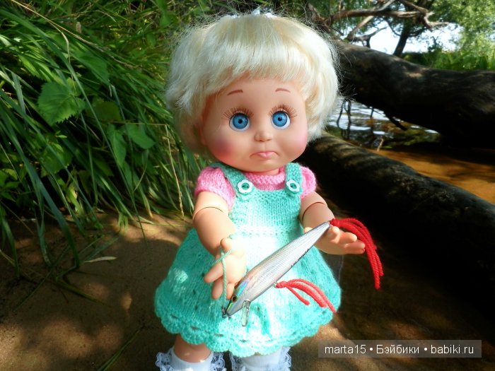 Ловись рыбка большая и маленькая. Сестрички фейсинки (Galoob Baby Face) на рыбалке