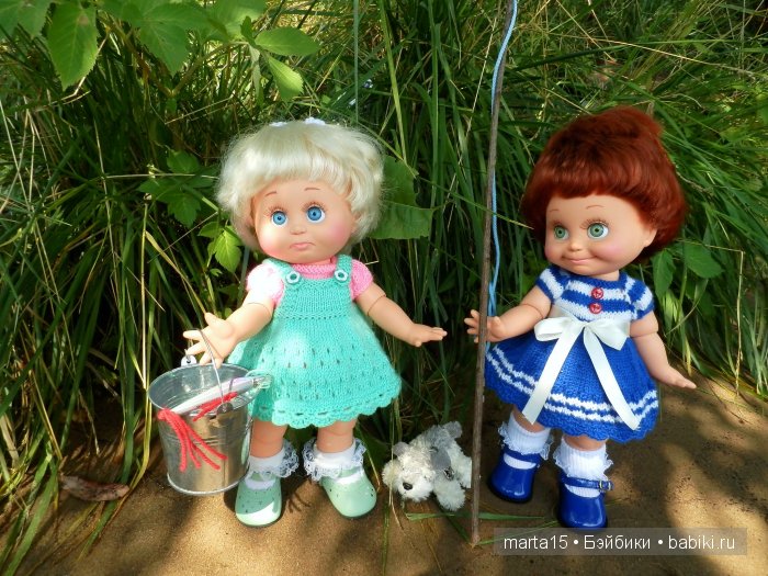 Ловись рыбка большая и маленькая. Сестрички фейсинки (Galoob Baby Face) на рыбалке