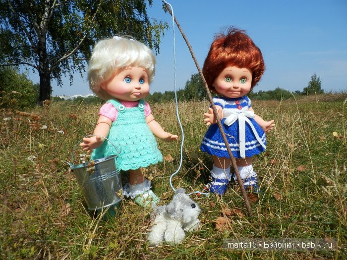 Ловись рыбка большая и маленькая. Сестрички фейсинки (Galoob Baby Face) на рыбалке (фото 3)