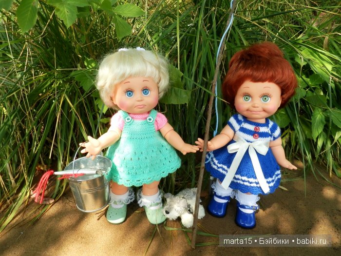 Ловись рыбка большая и маленькая. Сестрички фейсинки (Galoob Baby Face) на рыбалке