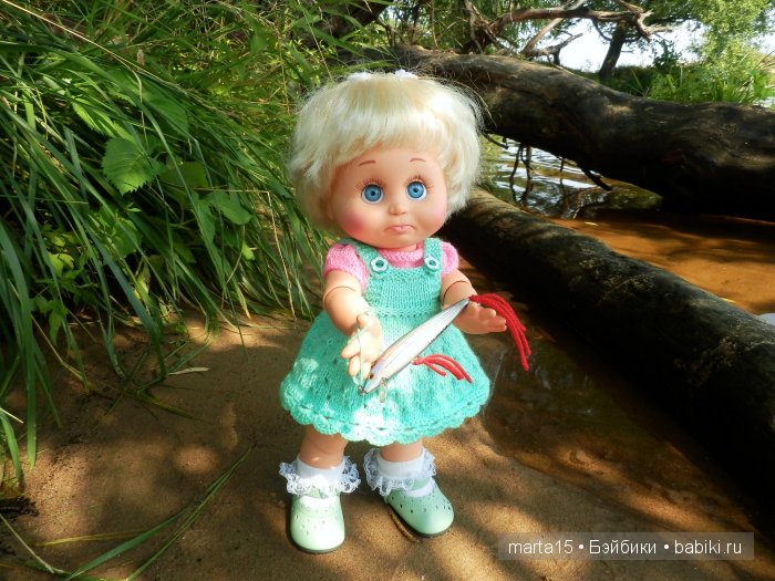 Ловись рыбка большая и маленькая. Сестрички фейсинки (Galoob Baby Face) на рыбалке