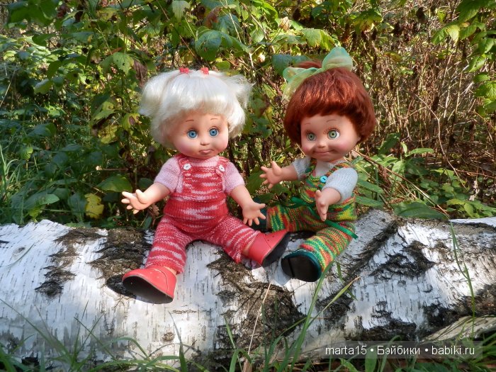 Ходит осень в нашем парке, Дарит осень всем подарки)) Сестрички фейсинки (Galoob Baby Face) на прогулке