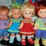 Веселые полосатики! Малышки фейсинки Galoob Baby Face