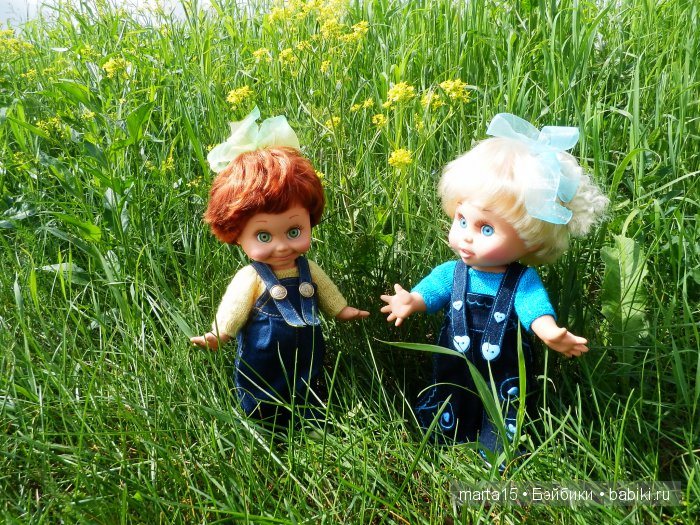 ВСЁ-ТАКИ ЛЕТО!!! Маленький летний фоторепортаж. Подружки Шерри и Синтия Galoob Baby Facе на прогулке