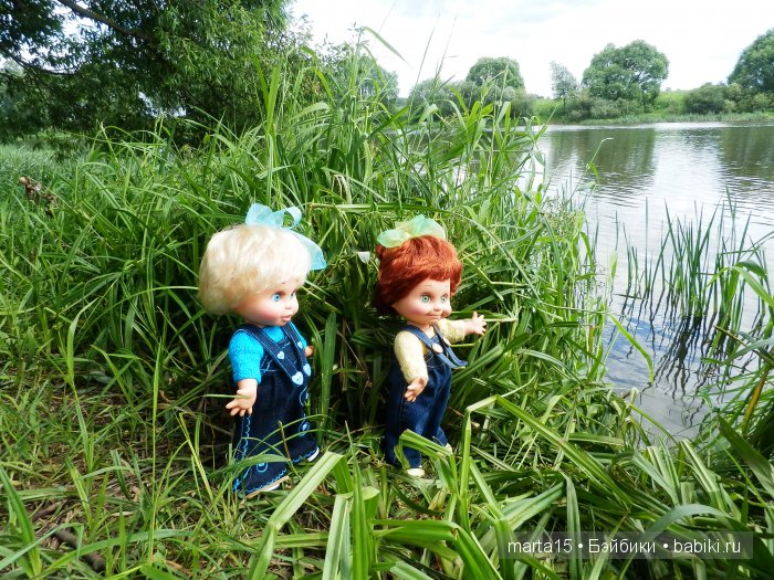 ВСЁ-ТАКИ ЛЕТО!!! Маленький летний фоторепортаж. Подружки Шерри и Синтия Galoob Baby Facе на прогулке