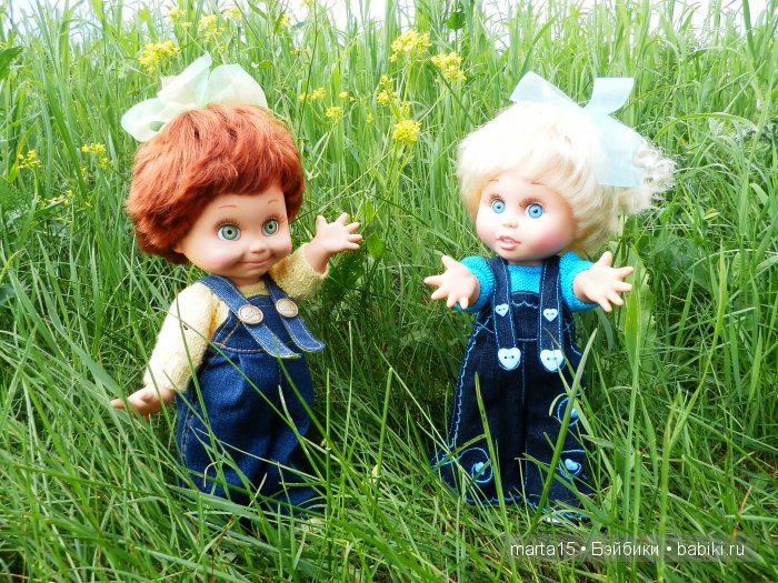 ВСЁ-ТАКИ ЛЕТО!!! Маленький летний фоторепортаж. Подружки Шерри и Синтия Galoob Baby Facе на прогулке