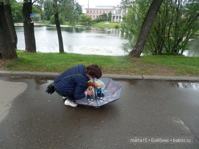 ВСЁ-ТАКИ ЛЕТО!!! Маленький летний фоторепортаж. Подружки Шерри и Синтия Galoob Baby Facе на прогулке (фото 2)