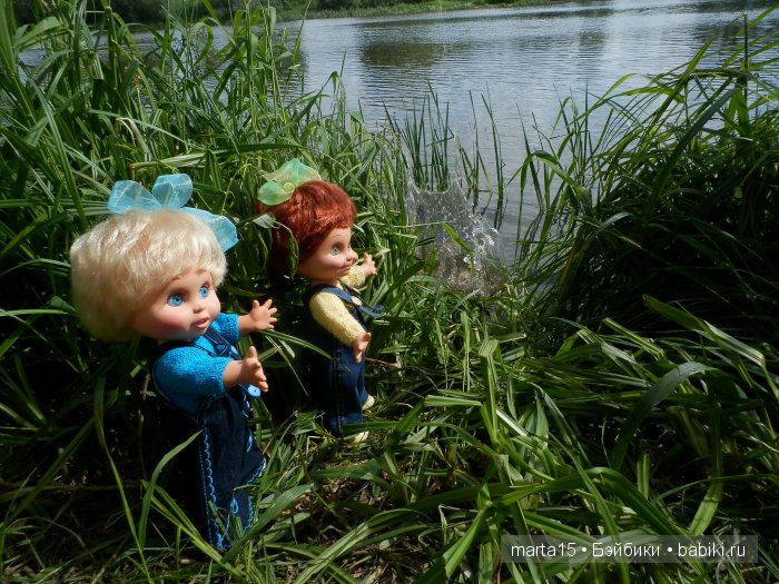 ВСЁ-ТАКИ ЛЕТО!!! Маленький летний фоторепортаж. Подружки Шерри и Синтия Galoob Baby Facе на прогулке