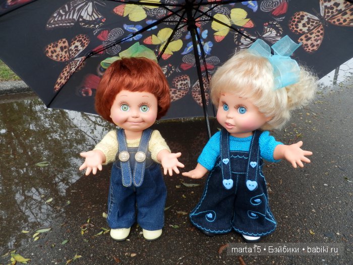 ВСЁ-ТАКИ ЛЕТО!!! Маленький летний фоторепортаж. Подружки Шерри и Синтия Galoob Baby Facе на прогулке (фото 9)
