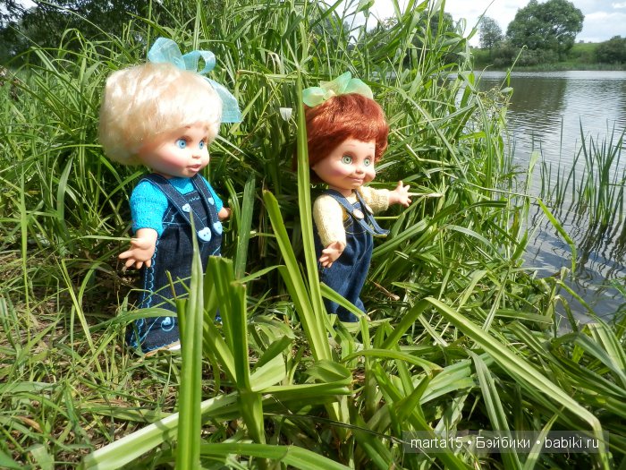 ВСЁ-ТАКИ ЛЕТО!!! Маленький летний фоторепортаж. Подружки Шерри и Синтия Galoob Baby Facе на прогулке