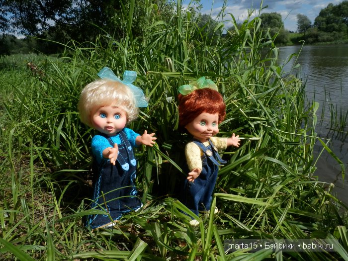 ВСЁ-ТАКИ ЛЕТО!!! Маленький летний фоторепортаж. Подружки Шерри и Синтия Galoob Baby Facе на прогулке