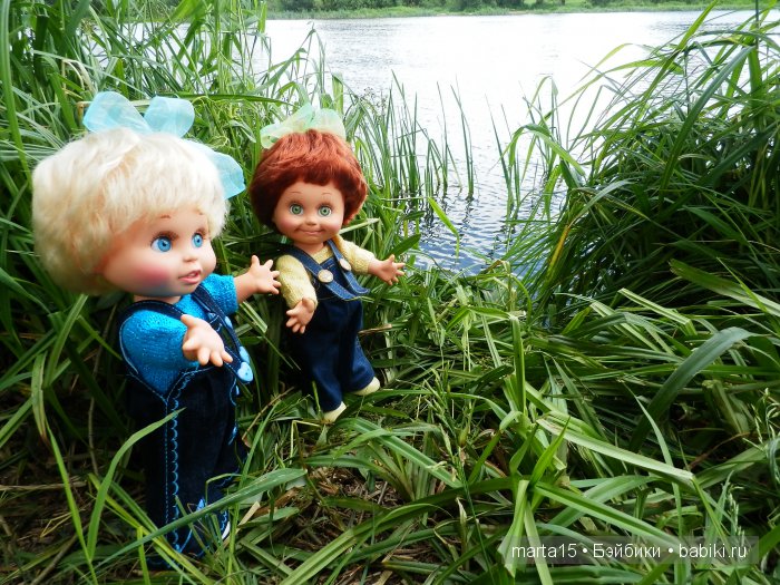 ВСЁ-ТАКИ ЛЕТО!!! Маленький летний фоторепортаж. Подружки Шерри и Синтия Galoob Baby Facе на прогулке