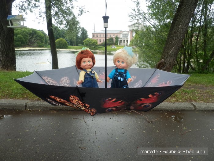 ВСЁ-ТАКИ ЛЕТО!!! Маленький летний фоторепортаж. Подружки Шерри и Синтия Galoob Baby Facе на прогулке (фото 3)