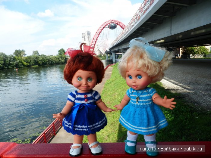 Из Москвы с любовью. Большая прогулка Шерри и Синтии. Куклы Galoob Baby Face