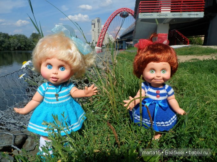 Из Москвы с любовью. Большая прогулка Шерри и Синтии. Куклы Galoob Baby Face