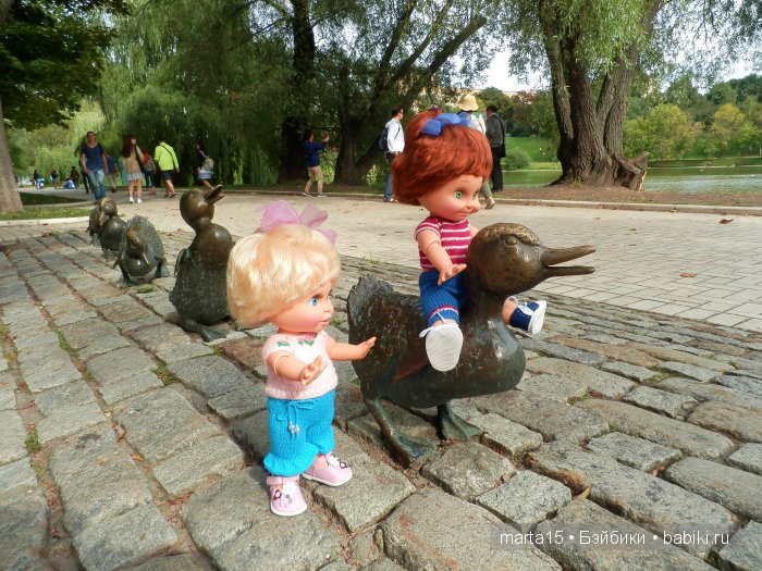 Из Москвы с любовью. Большая прогулка Шерри и Синтии. Куклы Galoob Baby Face
