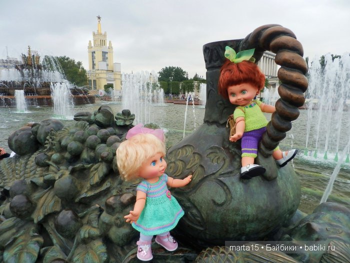 Из Москвы с любовью. Большая прогулка Шерри и Синтии. Куклы Galoob Baby Face (фото 8)