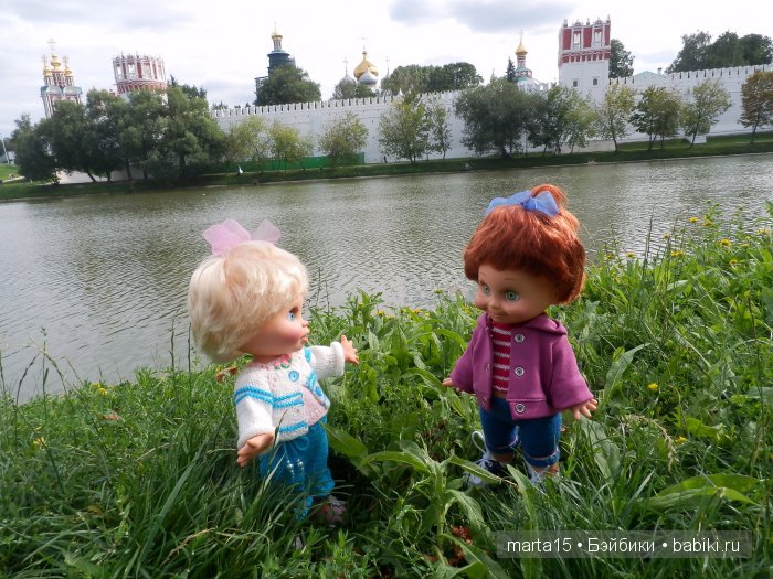 Из Москвы с любовью. Большая прогулка Шерри и Синтии. Куклы Galoob Baby Face