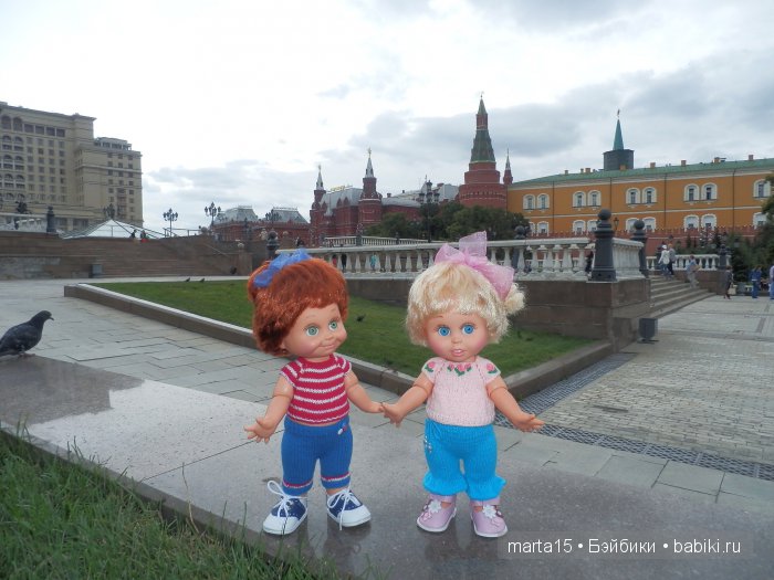 Из Москвы с любовью. Большая прогулка Шерри и Синтии. Куклы Galoob Baby Face
