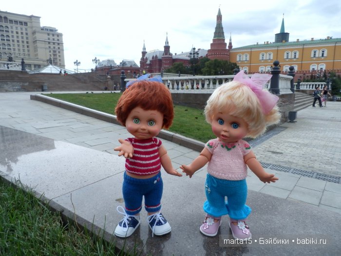 Из Москвы с любовью. Большая прогулка Шерри и Синтии. Куклы Galoob Baby Face