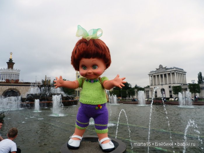 Из Москвы с любовью. Большая прогулка Шерри и Синтии. Куклы Galoob Baby Face (фото 9)