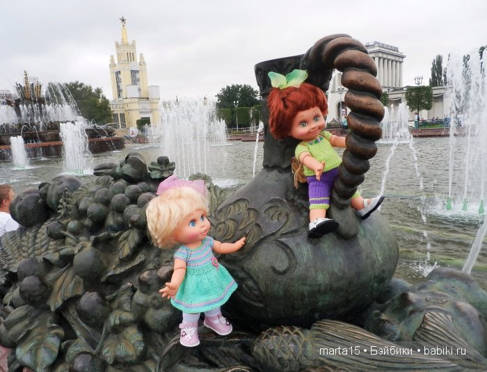 Из Москвы с любовью. Большая прогулка Шерри и Синтии. Куклы Galoob Baby Face (фото 7)