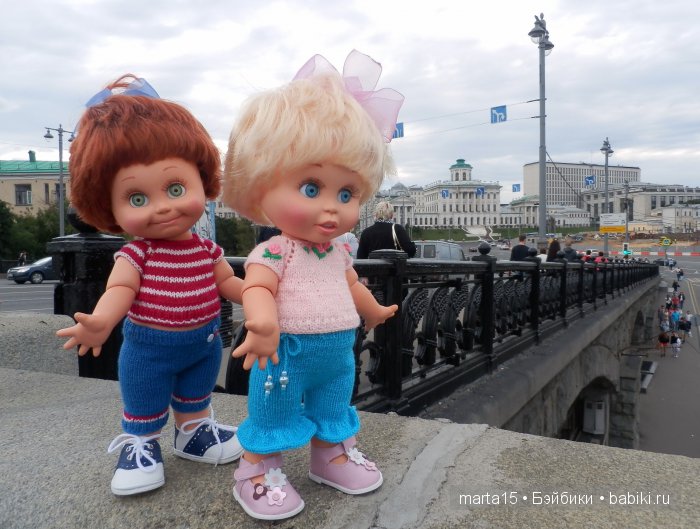 Из Москвы с любовью. Большая прогулка Шерри и Синтии. Куклы Galoob Baby Face