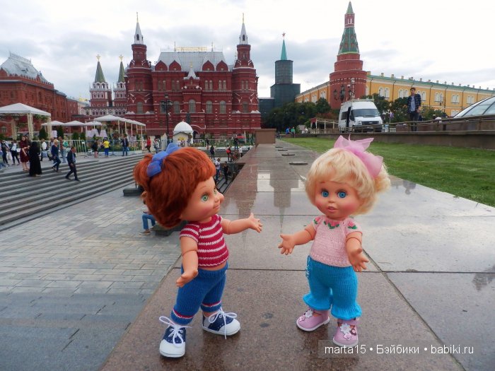 Из Москвы с любовью. Большая прогулка Шерри и Синтии. Куклы Galoob Baby Face