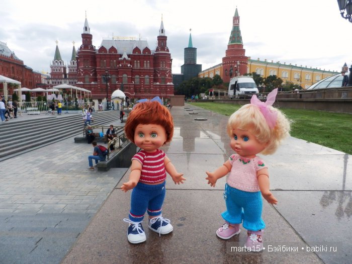 Из Москвы с любовью. Большая прогулка Шерри и Синтии. Куклы Galoob Baby Face