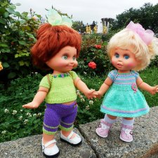 Из Москвы с любовью. Большая прогулка Шерри и Синтии. Куклы Galoob Baby Face