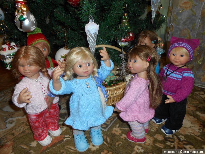Чудеса на Новый год — Куклы Rosemarie Anna Muller (Мюллер): Вихтели (Wichtel)