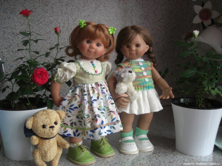 Улыбаемся и машем — Куклы Rosemarie Anna Muller (Мюллер): Вихтели (Wichtel)