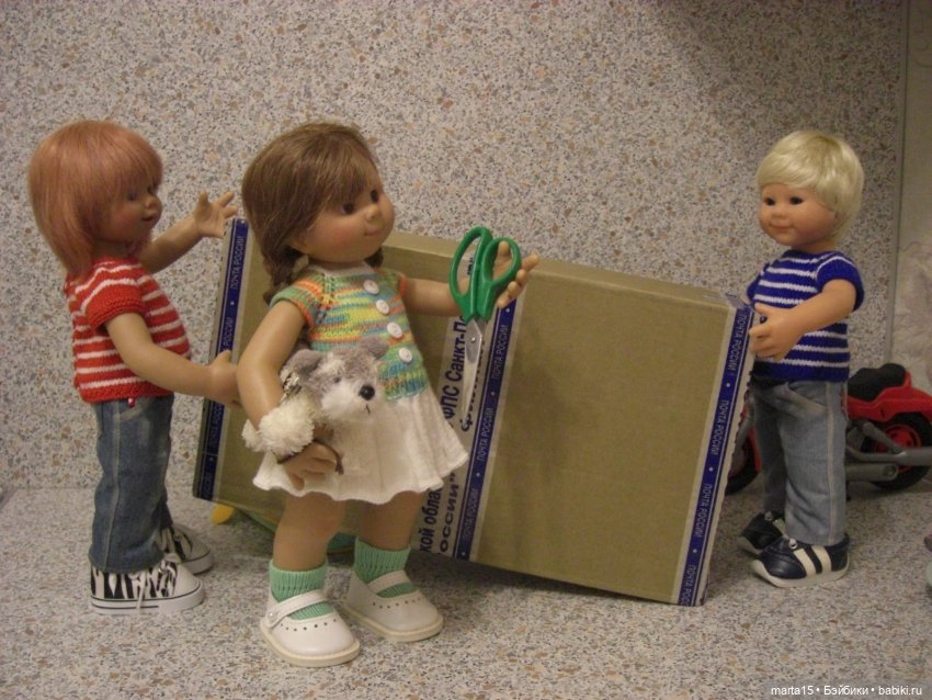Улыбаемся и машем — Куклы Rosemarie Anna Muller (Мюллер): Вихтели (Wichtel)