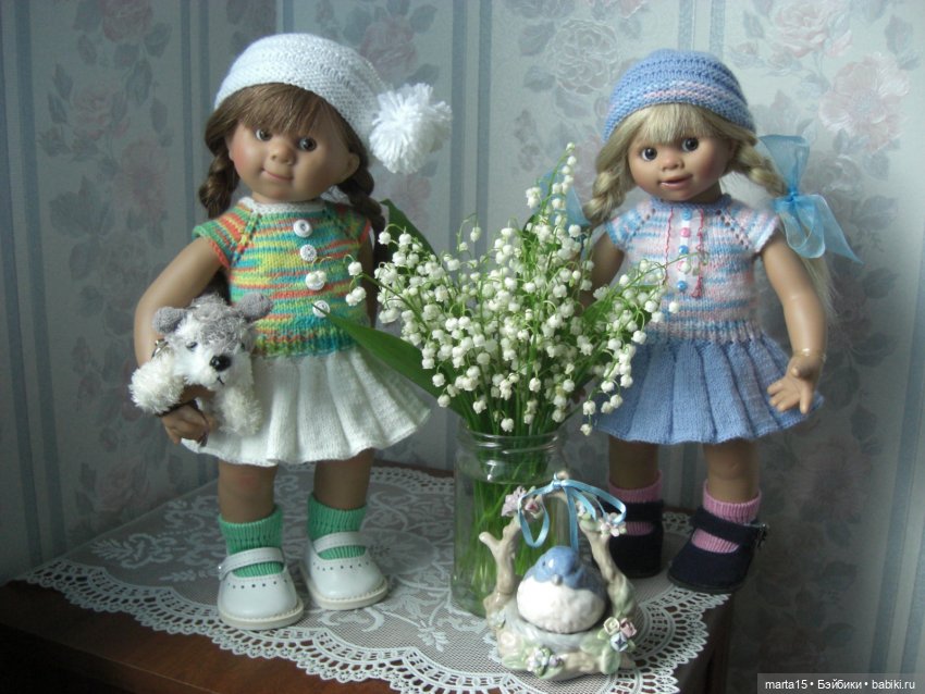 Улыбаемся и машем — Куклы Rosemarie Anna Muller (Мюллер): Вихтели (Wichtel) (фото 4)
