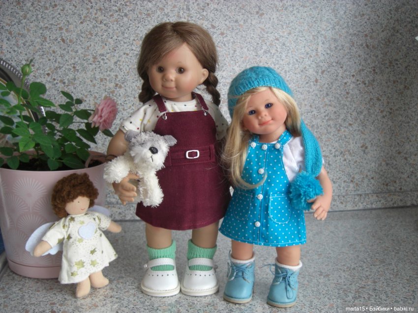 Улыбаемся и машем — Куклы Rosemarie Anna Muller (Мюллер): Вихтели (Wichtel)