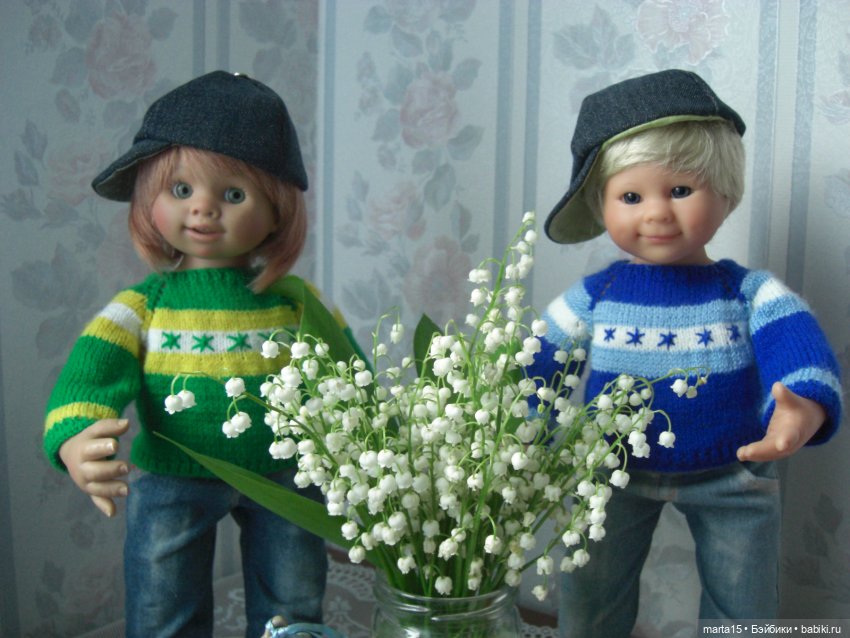 Улыбаемся и машем — Куклы Rosemarie Anna Muller (Мюллер): Вихтели (Wichtel) (фото 6)